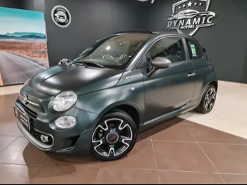 Fiat  C 500  Sport  2022  Automatic  27,000 Km  4 Cylinder  Front Wheel Drive (FWD)  Convertible  Green  With Warranty
