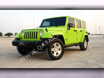 Jeep  Wrangler  Unlimited  2012  Automatic  99,000 Km  6 Cylinder  Four Wheel Drive (4WD)  SUV  Green