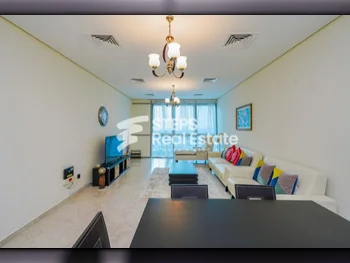 2 Bedrooms  Apartment  For Rent  in Doha -  West Bay Lagoon  Fully Furnished