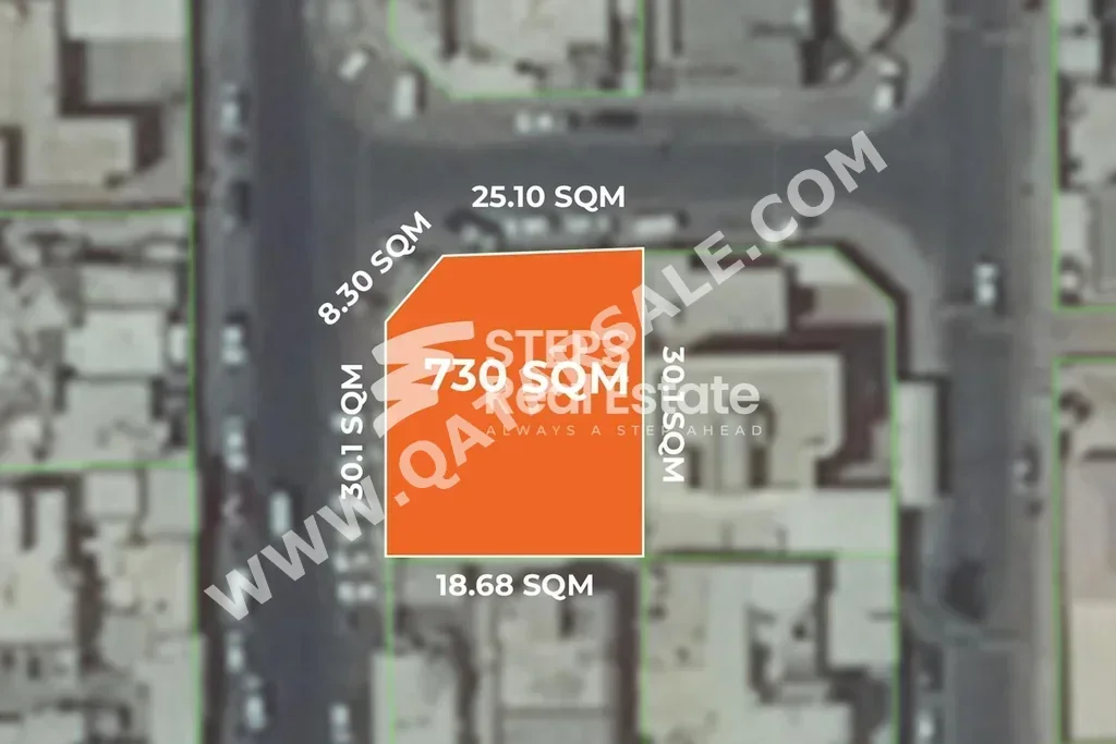 اراضي للبيع في الريان  - فريج المرّة  -المساحة 730 متر مربع
