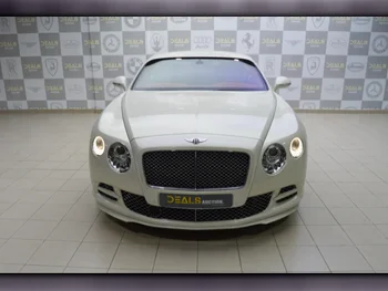 Bentley  Continental  GT Speed  2015  Automatic  39,000 Km  12 Cylinder  All Wheel Drive (AWD)  Sedan  White  With Warranty