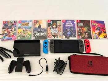 Video Games Consoles - Nintendo  - Nintendo Switch  - 256 GB  -Included Controllers: 4