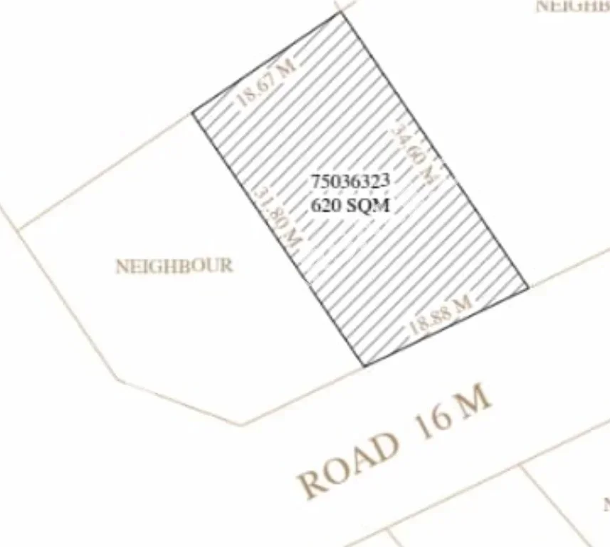 اراضي للبيع في الخور  - الذخيرة  -المساحة 620 متر مربع
