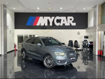 Audi  Q3  2013  Automatic  114,000 Km  4 Cylinder  Front Wheel Drive (FWD)  SUV  Gray  With Warranty