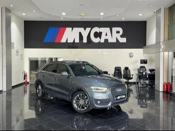 Audi  Q3  2013  Automatic  114,000 Km  4 Cylinder  Front Wheel Drive (FWD)  SUV  Gray