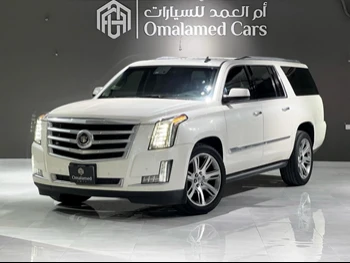 Cadillac  Escalade  2015  Automatic  217,000 Km  8 Cylinder  Four Wheel Drive (4WD)  SUV  White