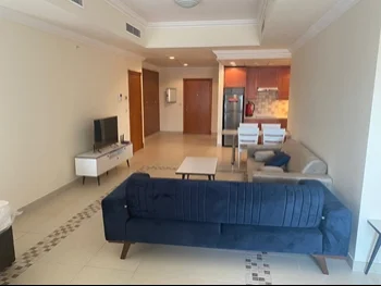 1 غرف نوم  شقة استوديو  للايجار  في الدوحة -  اللؤلؤة  مفروشة بالكامل