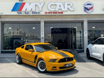 Ford  Mustang  Boss 302  2013  Manual  75,000 Km  8 Cylinder  Rear Wheel Drive (RWD)  Coupe / Sport  Yellow  With Warranty