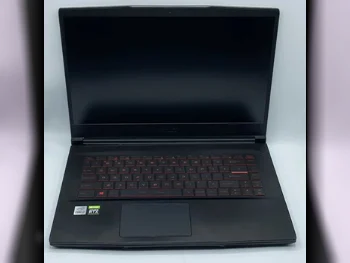 Laptops MSI  - GF Thin Series  - Black  - Windows 11  - Intel i7  -Memory (Ram): 16 GB