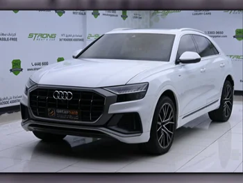 Audi  Q8  S-Line  2019  Automatic  39,000 Km  6 Cylinder  All Wheel Drive (AWD)  SUV  White
