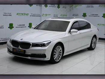 BMW  7-Series  730 Li  2019  Automatic  48,000 Km  4 Cylinder  Rear Wheel Drive (RWD)  Sedan  White  With Warranty