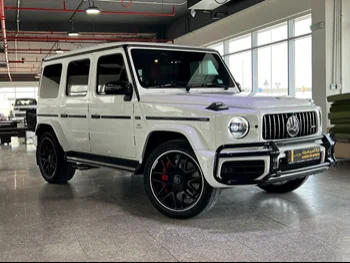 Mercedes-Benz  G-Class  63 AMG  2021  Automatic  7,000 Km  8 Cylinder  Four Wheel Drive (4WD)  SUV  White  With Warranty