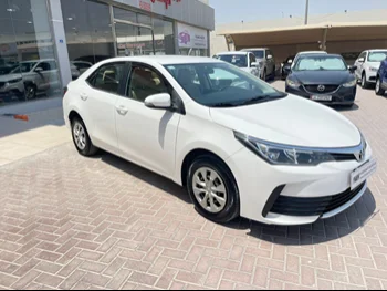 Toyota  Corolla  XLI  2019  Automatic  136,000 Km  4 Cylinder  Front Wheel Drive (FWD)  Sedan  White  With Warranty