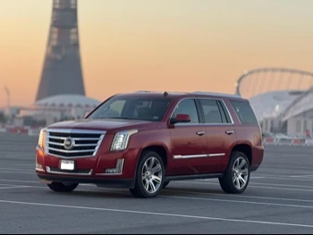 Cadillac  Escalade  2015  Automatic  122,000 Km  8 Cylinder  Four Wheel Drive (4WD)  SUV  Red