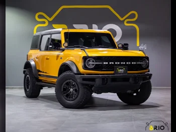 Ford  Bronco  Wild Trak  2021  Automatic  76,000 Km  6 Cylinder  Four Wheel Drive (4WD)  SUV  Yellow  With Warranty