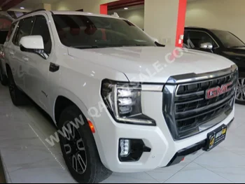 GMC  Yukon  AT 4  2021  Automatic  28,000 Km  8 Cylinder  Four Wheel Drive (4WD)  SUV  White  With Warranty
