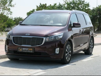 Kia  Grand Carnival  2016  Automatic  144,473 Km  6 Cylinder  Front Wheel Drive (FWD)  Hatchback  Maroon