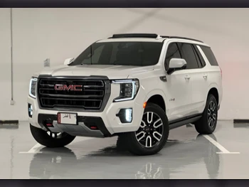 GMC  Yukon  AT 4  2022  Automatic  59,000 Km  8 Cylinder  Four Wheel Drive (4WD)  SUV  White  With Warranty