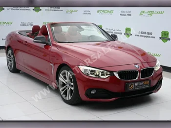 BMW  4-Series  428 I  2014  Automatic  105,000 Km  4 Cylinder  Rear Wheel Drive (RWD)  Convertible  Red