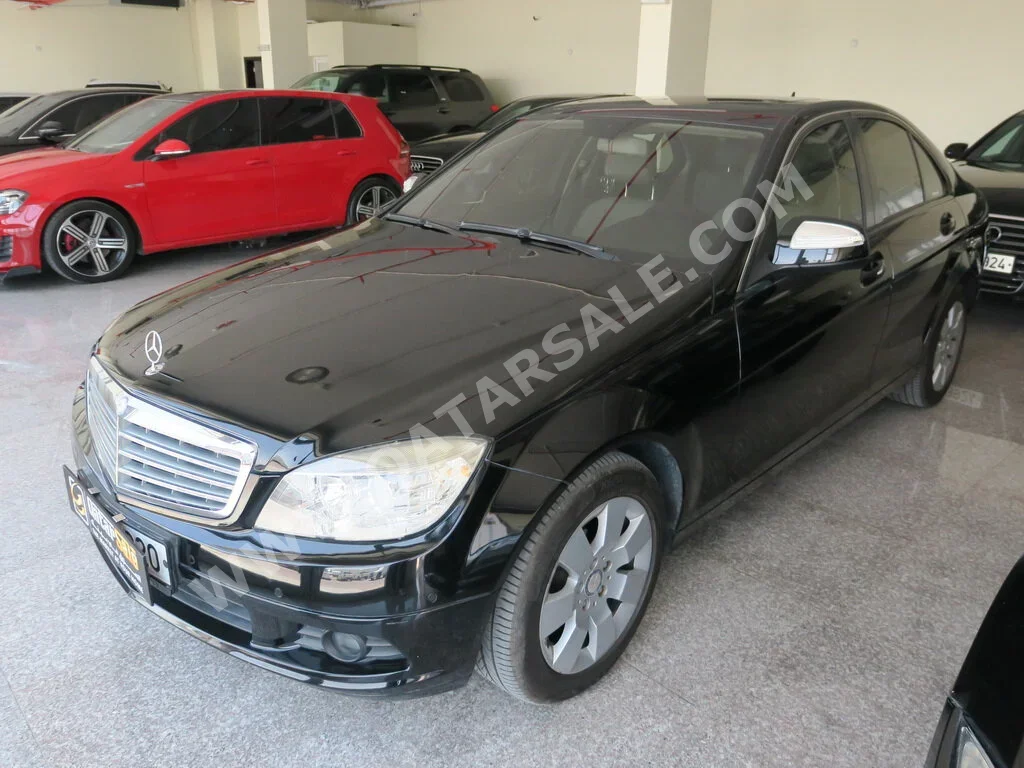 Mercedes-Benz  C-Class  180  2008  Automatic  83,000 Km  4 Cylinder  Rear Wheel Drive (RWD)  Sedan  Black  With Warranty