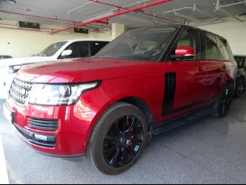 Land Rover  Range Rover  Vogue  Autobiography  2013  Automatic  144,000 Km  8 Cylinder  Four Wheel Drive (4WD)  SUV  Red  With Warranty