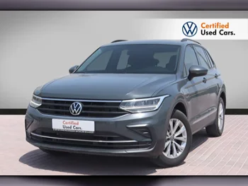 Volkswagen  Tiguan  1.4 TSI  2021  Automatic  58,000 Km  4 Cylinder  Front Wheel Drive (FWD)  SUV  Gray  With Warranty