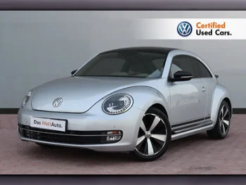 Volkswagen  Beetle  Turbo  2016  Automatic  83,000 Km  4 Cylinder  Front Wheel Drive (FWD)  Hatchback  Silver