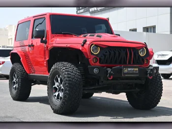 Jeep  Wrangler  2014  Manual  127,000 Km  6 Cylinder  Four Wheel Drive (4WD)  SUV  Red  With Warranty