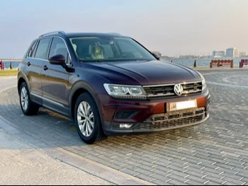 Volkswagen  Tiguan  2018  Automatic  57,000 Km  4 Cylinder  All Wheel Drive (AWD)  SUV  Maroon