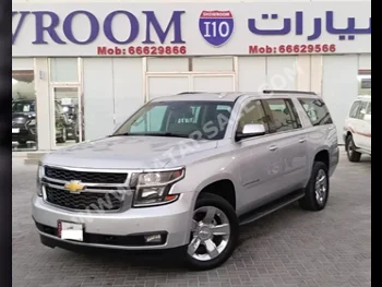 Chevrolet  Suburban  LT  2016  Automatic  120,000 Km  8 Cylinder  Four Wheel Drive (4WD)  SUV  Silver  With Warranty