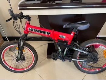 دراجة جبلية  - همر  - كبير(19-20 بوصة)  - أحمر