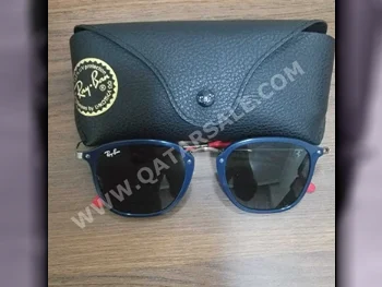 Ray.Ban  Sunglasses  Blue  Round  for Men