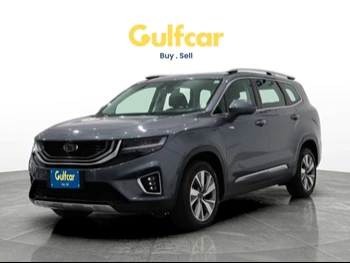Geely  Okavango  2023  Automatic  29,820 Km  3 Cylinder  Front Wheel Drive (FWD)  SUV  Blue  With Warranty