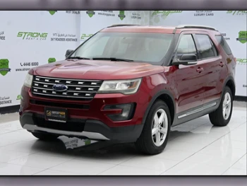 Ford  Explorer  XLT  2016  Automatic  185,000 Km  6 Cylinder  Four Wheel Drive (4WD)  SUV  Red
