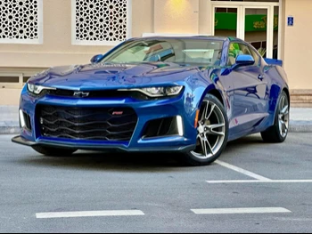 Chevrolet  Camaro  RS  2021  Automatic  50,000 Km  6 Cylinder  Rear Wheel Drive (RWD)  Coupe / Sport  Blue  With Warranty