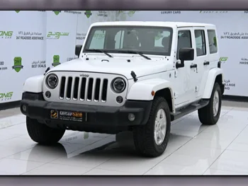 Jeep  Wrangler  2016  Automatic  46,000 Km  6 Cylinder  Four Wheel Drive (4WD)  SUV  White