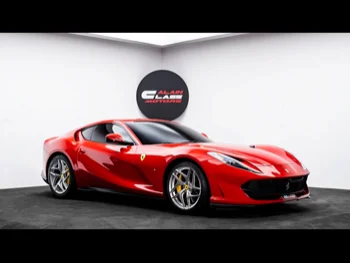 Ferrari  812  Superfast  2018  Automatic  19,910 Km  12 Cylinder  Rear Wheel Drive (RWD)  Coupe / Sport  Red