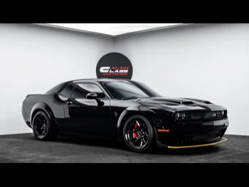Dodge  Challenger  SRT  2021  Automatic  10,483 Km  8 Cylinder  Rear Wheel Drive (RWD)  Coupe / Sport  Black  With Warranty