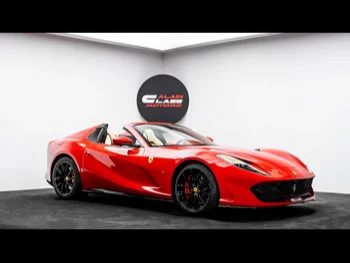 Ferrari  812  GTS  2021  Automatic  1,696 Km  12 Cylinder  Rear Wheel Drive (RWD)  Convertible  Red  With Warranty