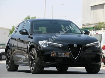 Alfa Romeo  Stelvio  2019  Automatic  44,000 Km  4 Cylinder  All Wheel Drive (AWD)  SUV  Black  With Warranty